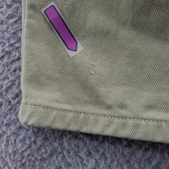 Vintage GUESS Marciano Womens High Rise Jeans Size 26 Light Green Tapered Leg - Picture 7 of 13